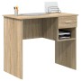 Escritorio Roble Sonoma 90 x 49 x 75 cm Madera de ingeniería en Oficina | Comprar online en Foru.es