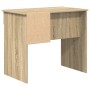 Escritorio Roble Sonoma 90 x 49 x 75 cm Madera de ingeniería en Oficina | Comprar online en Foru.es