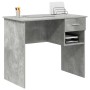 Escritorio Gris Concreto 90 x 49 x 75 cm Madera de ingeniería en Oficina | Comprar online en Foru.es