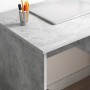Escritorio Gris Concreto 90 x 49 x 75 cm Madera de ingeniería en Oficina | Comprar online en Foru.es