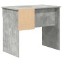 Escritorio Gris Concreto 90 x 49 x 75 cm Madera de ingeniería en Oficina | Comprar online en Foru.es