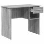 Escritorio Gris Sonoma 90 x 49 x 75 cm Madera de ingeniería en Oficina | Comprar online en Foru.es
