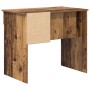 Escritorio con cajón Madera envejecida 90 x 49 x 75 cm en Oficina | Comprar online en Foru.es
