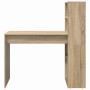 Escritorio Roble Sonoma 113 x 54 x 120 cm Madera de ingeniería en Oficina | Comprar online en Foru.es