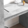 Escritorio Gris Concreto 113 x 54 x 120 cm Madera de ingeniería en Oficina | Comprar online en Foru.es