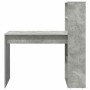 Escritorio Gris Concreto 113 x 54 x 120 cm Madera de ingeniería en Oficina | Comprar online en Foru.es