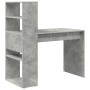 Escritorio Gris Concreto 113 x 54 x 120 cm Madera de ingeniería en Oficina | Comprar online en Foru.es