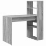 Escritorio Gris Sonoma 113 x 54 x 120 cm Madera de ingeniería en Oficina | Comprar online en Foru.es
