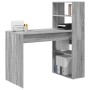 Escritorio Gris Sonoma 113 x 54 x 120 cm Madera de ingeniería en Oficina | Comprar online en Foru.es
