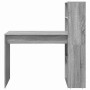 Escritorio Gris Sonoma 113 x 54 x 120 cm Madera de ingeniería en Oficina | Comprar online en Foru.es