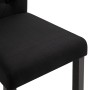Sillas de comedor 4 unidades de tela negra de vidaXL, Sillas de comedor - Ref: Foro24-276975, Precio: 371,02 €, Descuento: %