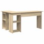 Escritorio Roble Sonoma 142 x 102 x 73 cm Madera de ingeniería en Oficina | Comprar online en Foru.es