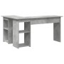 Escritorio Gris Concreto 142 x 102 x 73 cm Madera de ingeniería en Oficina | Comprar online en Foru.es