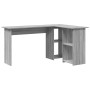 Escritorio Gris Sonoma 142 x 102 x 73 cm Madera de ingeniería en Oficina | Comprar online en Foru.es