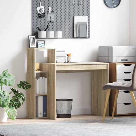 Escritorio Roble Sonoma 100 x 40 x 90 cm Madera de ingeniería en Oficina | Comprar online en Foru.es