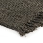 Manta de algodón gris antracita/marrón 220x250 cm de vidaXL, Mantas - Ref: Foro24-133751, Precio: 62,34 €, Descuento: %