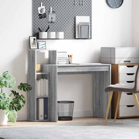 Escritorio Gris Sonoma 100 x 40 x 90 cm Madera de ingeniería en Oficina | Comprar online en Foru.es