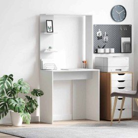 Escritorio 78,5 x 37 x 154,5 cm Madera de ingeniería en Oficina | Comprar online en Foru.es