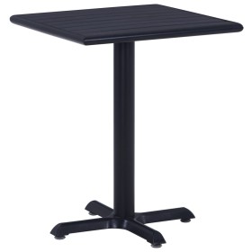 Mesa de jardín negra 60x60x75 cm de vidaXL, Mesas de jardín - Ref: Foro24-49469, Precio: 107,51 €, Descuento: %