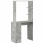 Escritorio con estante Gris Concreto 78,5 x 37 x 154,5 cm en Oficina | Comprar online en Foru.es