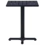 Mesa de jardín negra 60x60x75 cm de vidaXL, Mesas de jardín - Ref: Foro24-49469, Precio: 113,32 €, Descuento: %