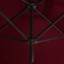Sombrilla doble con poste de acero rojo burdeos 600x300 cm de vidaXL, Sombrillas - Ref: Foro24-312558, Precio: 162,96 €, Desc...