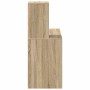 Escritorio Roble Sonoma 102 x 50 x 124 cm Madera contrachapada en Oficina | Comprar online en Foru.es