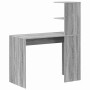 Escritorio Gris Sonoma 102 x 50 x 124 cm Madera de ingeniería en Oficina | Comprar online en Foru.es