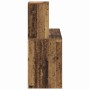 Escritorio con estante Madera envejecida 102 x 50 x 124 cm en Oficina | Comprar online en Foru.es