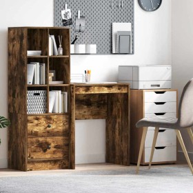 Escritorio Roble ahumado 60 x 40 x 76 cm en Oficina | Comprar online en Foru.es