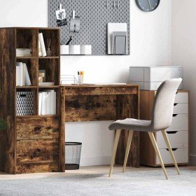 Escritorio Roble ahumado 80 x 40 x 76 cm en Oficina | Comprar online en Foru.es