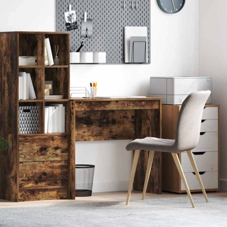 Escritorio Roble ahumado 80 x 40 x 76 cm en Oficina | Comprar online en Foru.es