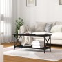 Mesa de centro madera contrachapada y hierro negro 100x45x45 cm de vidaXL, Mesas de centro - Ref: Foro24-823312, Precio: 43,1...