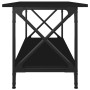 Mesa de centro madera contrachapada y hierro negro 100x45x45 cm de vidaXL, Mesas de centro - Ref: Foro24-823312, Precio: 43,1...