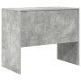 Escritorio Gris hormigón 90 x 50 x 76 cm Madera contrachapada en Oficina | Comprar online en Foru.es