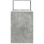 Escritorio con estante Gris Concreto 108 x 55 x 103.5 cm en Oficina | Comprar online en Foru.es