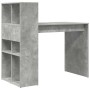 Escritorio con estante Gris Concreto 108 x 55 x 103.5 cm en Oficina | Comprar online en Foru.es