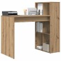 Escritorio con estante Roble artesanal 108 x 55 x 103.5 cm en Oficina | Comprar online en Foru.es