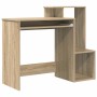 Escritorio Roble Sonoma 106 x 41 x 88.5 cm Madera de ingeniería en Oficina | Comprar online en Foru.es
