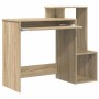 Escritorio Roble Sonoma 106 x 41 x 88.5 cm Madera de ingeniería en Oficina | Comprar online en Foru.es