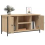 Mueble para TV madera contrachapada roble Sonoma 100x40x50 cm de vidaXL, Muebles TV - Ref: Foro24-832764, Precio: 67,95 €, De...