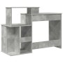 Escritorio con cajón Gris Concreto 120,5 x 44 x 88,5 cm en Oficina | Comprar online en Foru.es