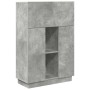 Escritorio con estante Gris Concreto 71.5 x 31.5 x 106.5 cm en Oficina | Comprar online en Foru.es