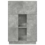 Escritorio con estante Gris Concreto 71.5 x 31.5 x 106.5 cm en Oficina | Comprar online en Foru.es