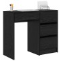 Escritorio Roble Negro 90 x 37.5 x 75 cm Madera de ingeniería en Oficina | Comprar online en Foru.es
