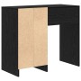 Escritorio Roble Negro 90 x 37.5 x 75 cm Madera de ingeniería en Oficina | Comprar online en Foru.es