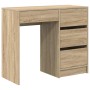 Escritorio Roble Sonoma 90 x 37.5 x 75 cm Madera de ingeniería en Oficina | Comprar online en Foru.es