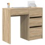 Escritorio Roble Sonoma 90 x 37.5 x 75 cm Madera de ingeniería en Oficina | Comprar online en Foru.es