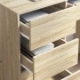 Escritorio Roble Sonoma 90 x 37.5 x 75 cm Madera de ingeniería en Oficina | Comprar online en Foru.es