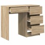 Escritorio Roble Sonoma 90 x 37.5 x 75 cm Madera de ingeniería en Oficina | Comprar online en Foru.es